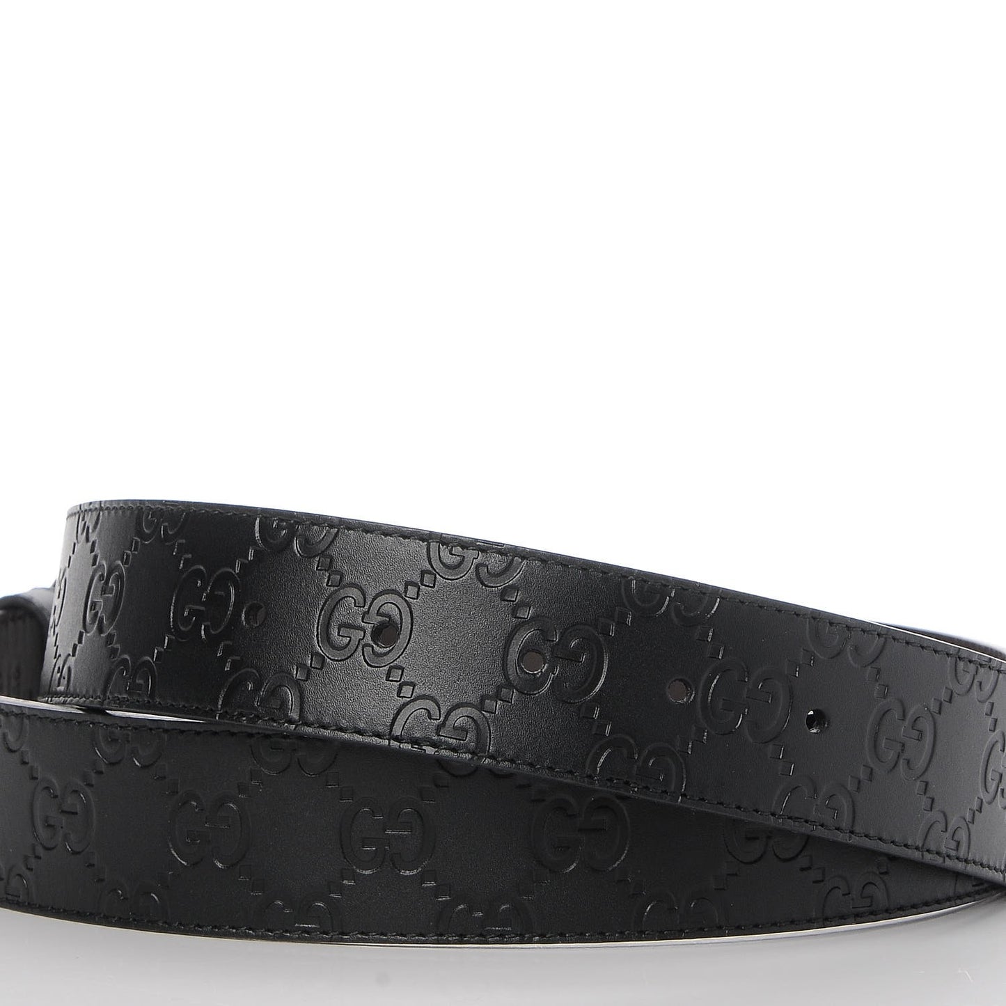 Guccissima Interlocking G Reversible Belt 90 36 Black Brown