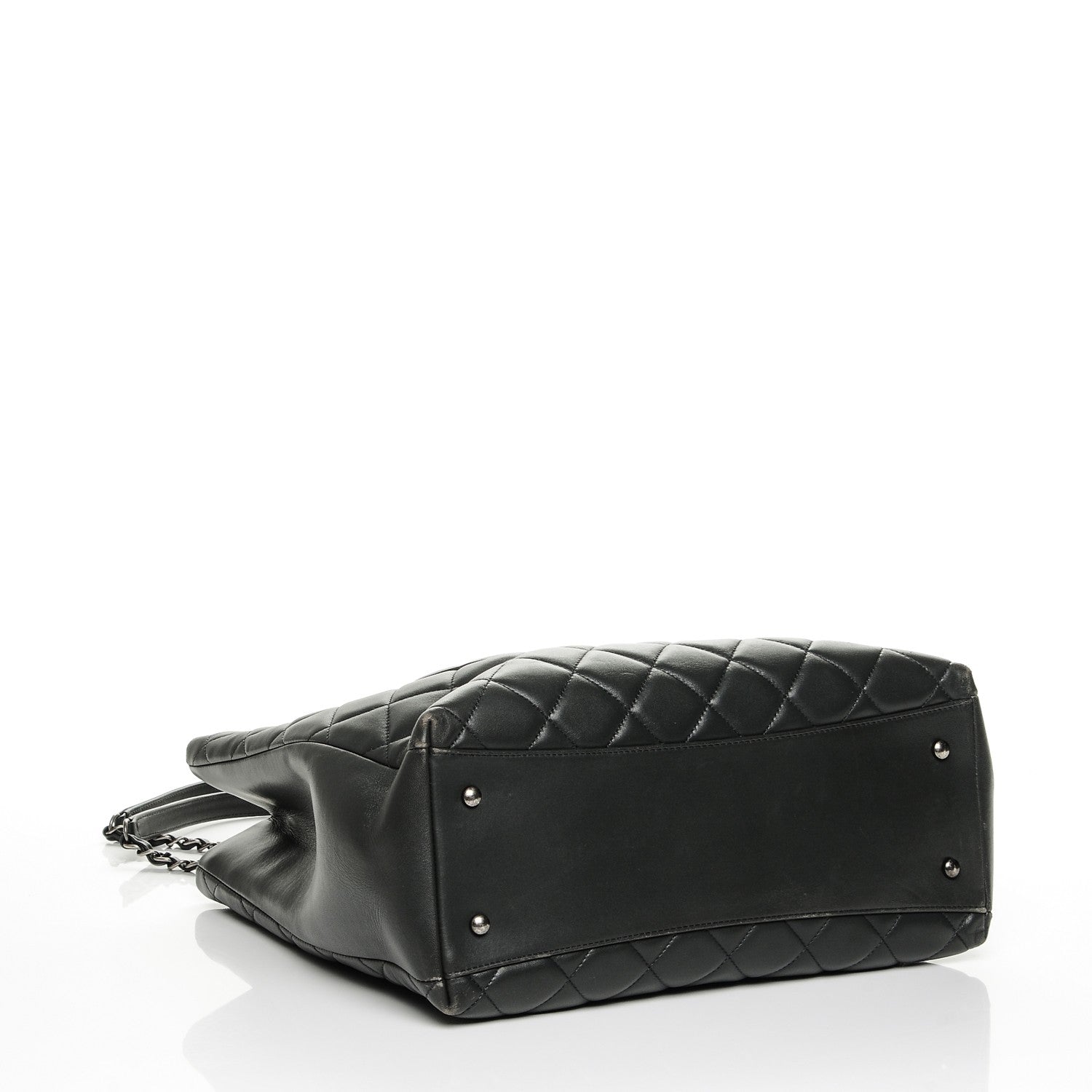 Chanel Lambskin Quilted Trendy CC Shopping Tote Grey 4 of 11