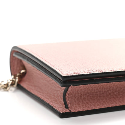 Gucci Dollar Calfskin Medium Betty Chain Wallet Soft Pink 7 of 8