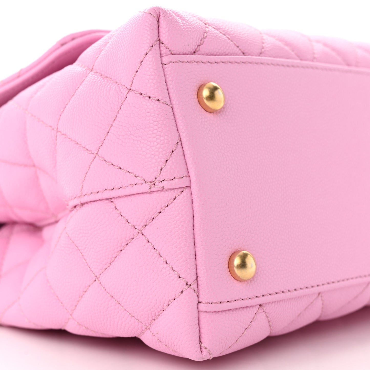 Caviar Quilted Small Coco Chain Handle Flap Lilas