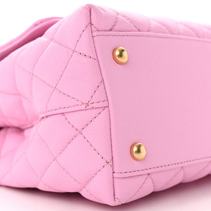 Chanel Caviar Quilted Small Coco Chain Handle Flap Lilas 9 of 13