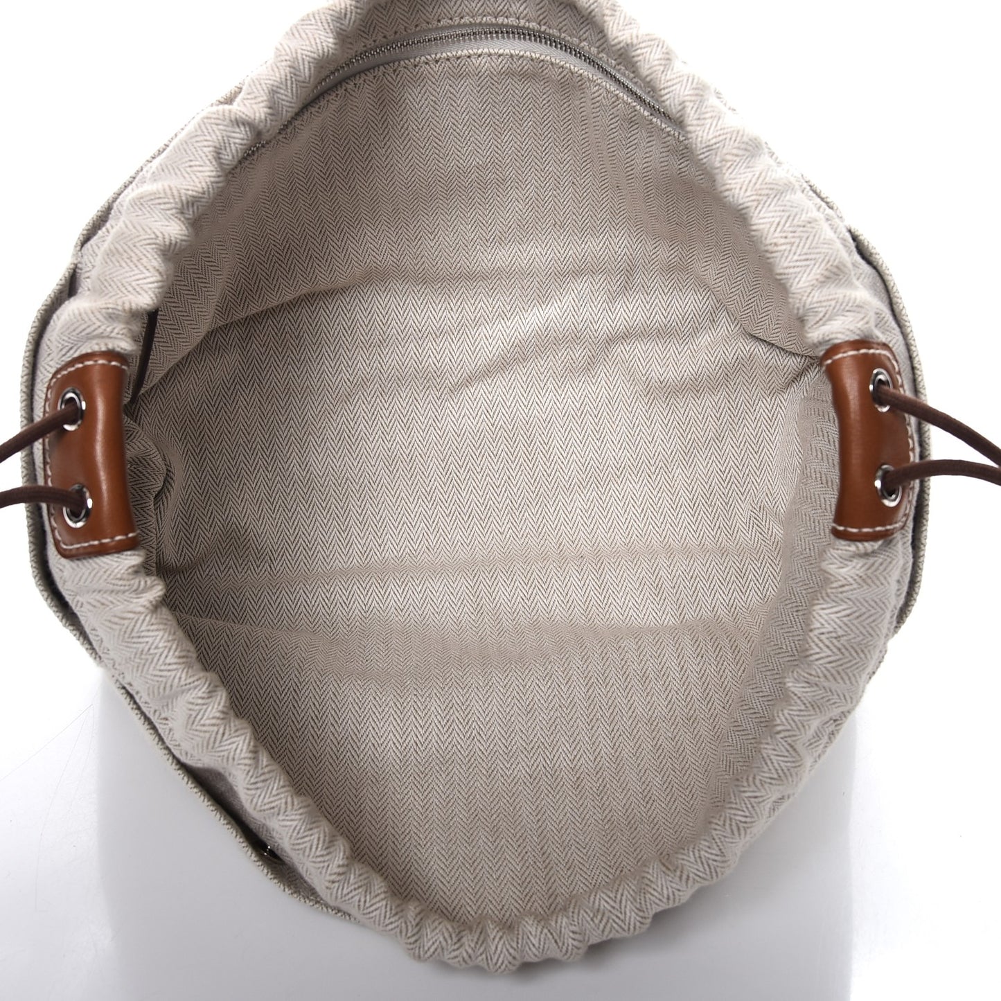 Canvas Barenia Fourbi 25 MM Pouch Naturel Fauve