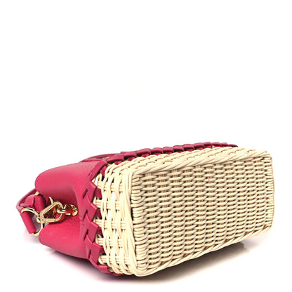 Louis Vuitton Rattan Taurillon Capucines Mini Magenta 4 of 10