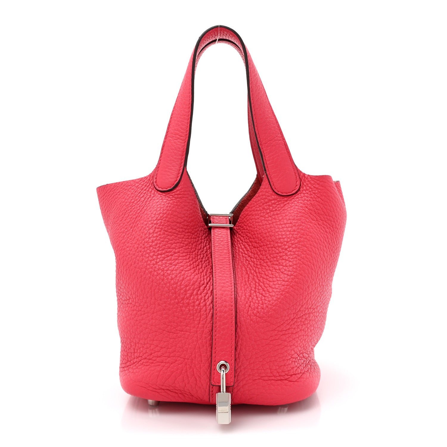Hermes Taurillon Clemence Picotin Lock 18 PM Rose Extreme 1 of 10