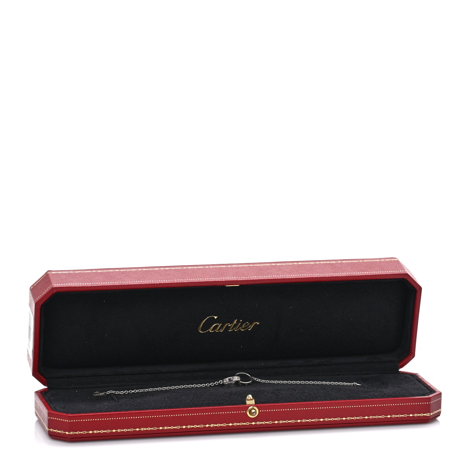 Cartier 18K White Gold Interlocking LOVE Bracelet 4 of 4
