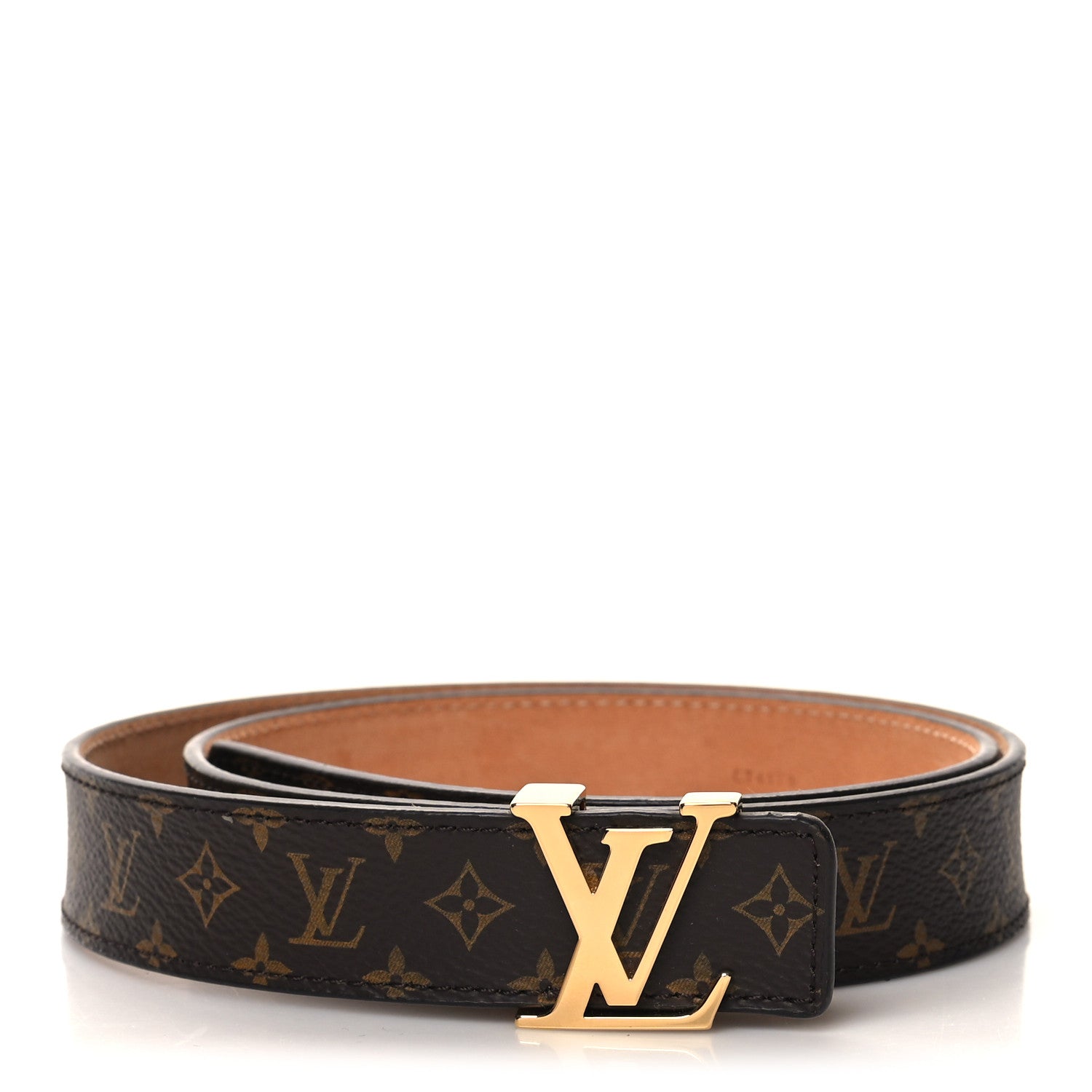 Louis Vuitton Mini Monogram 25mm LV Initiales Belt 75 30 1 of 8