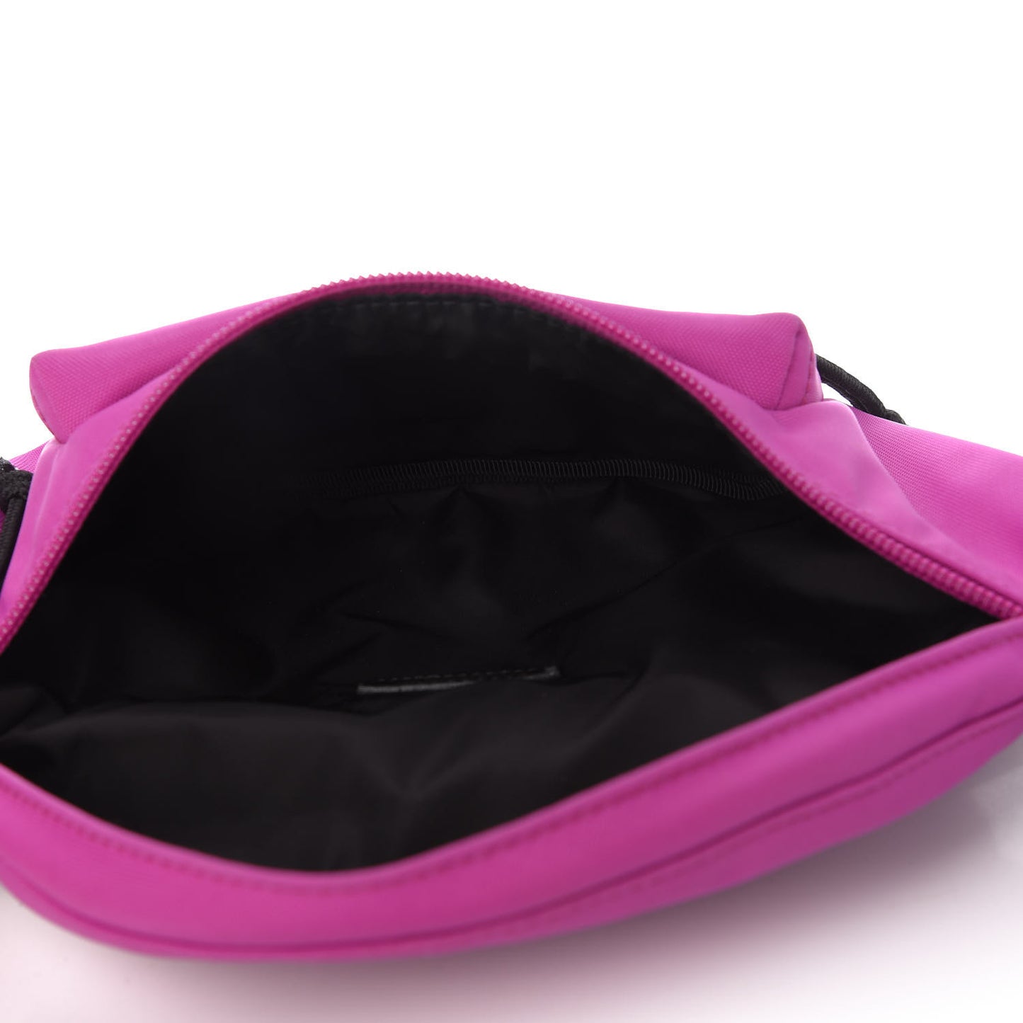 Sport Nylon Logo Embroidered Small Wheel Beltpack Fuchsia Black