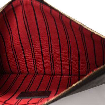 Louis Vuitton Damier Ebene Neverfull MM GM Pochette 5 of 9
