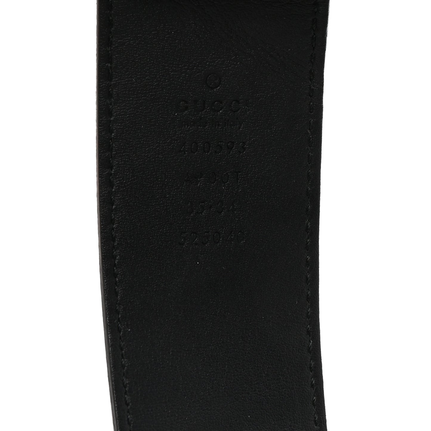 Calfskin Double G 40mm Belt 85 34 Black