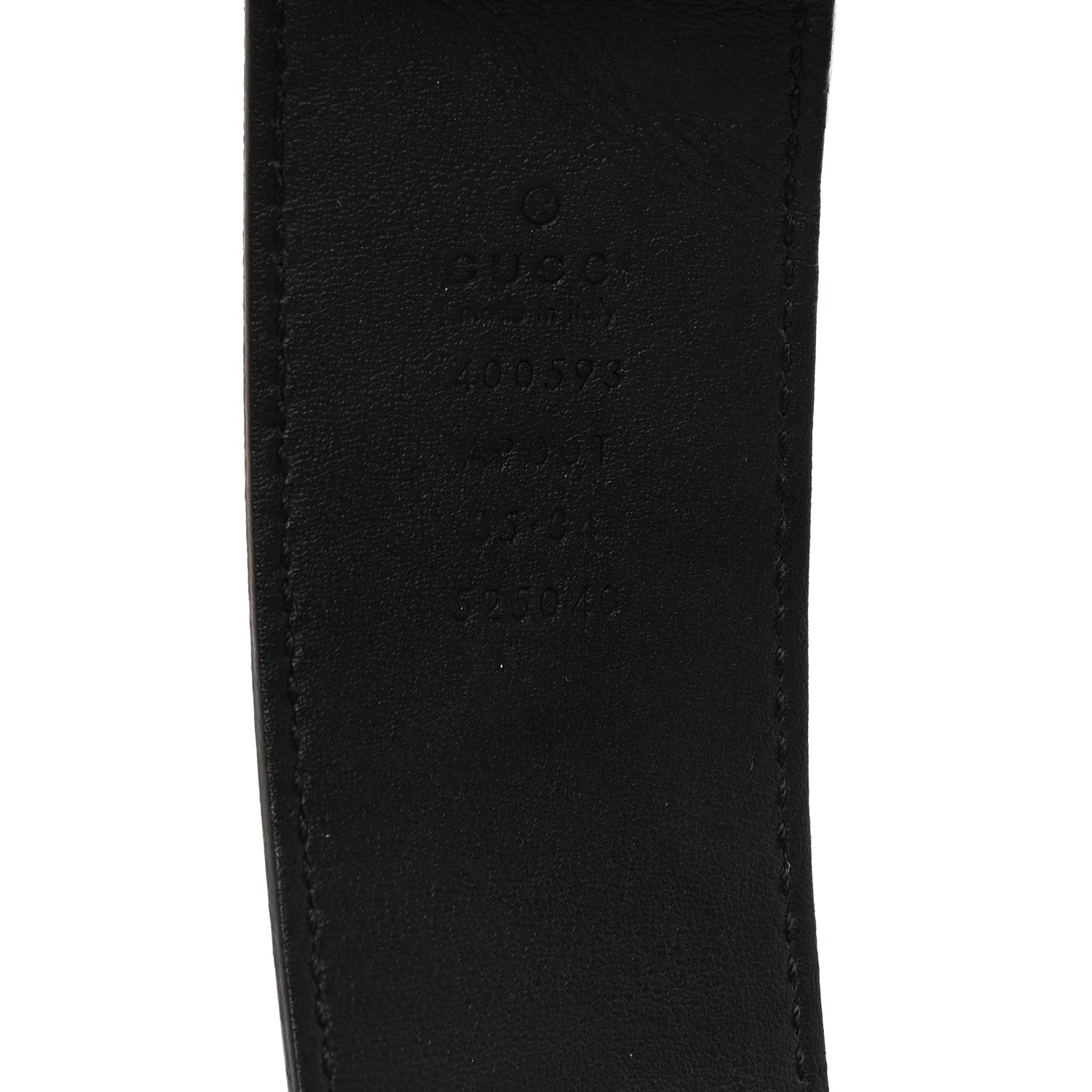 Gucci Calfskin Double G 40mm Belt 85 34 Black 5 of 5