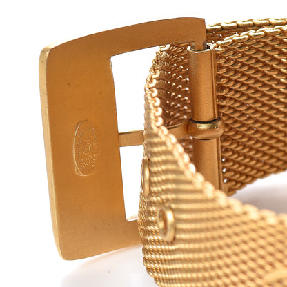Chanel Metal Mesh Bracelet Gold 4 of 4