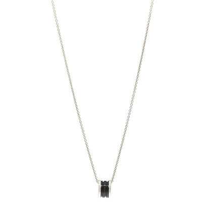 Bulgari Sterling Silver Ceramic Save The Children Pendant Necklace 1 of 4