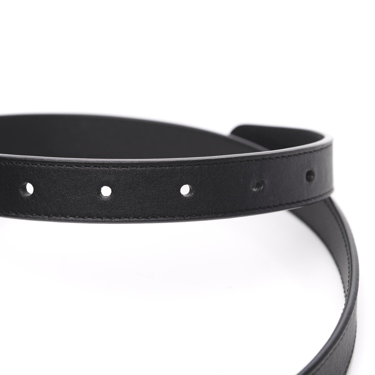 Gucci Calfskin Double G 20mm Belt 75 30 Black 4 of 4
