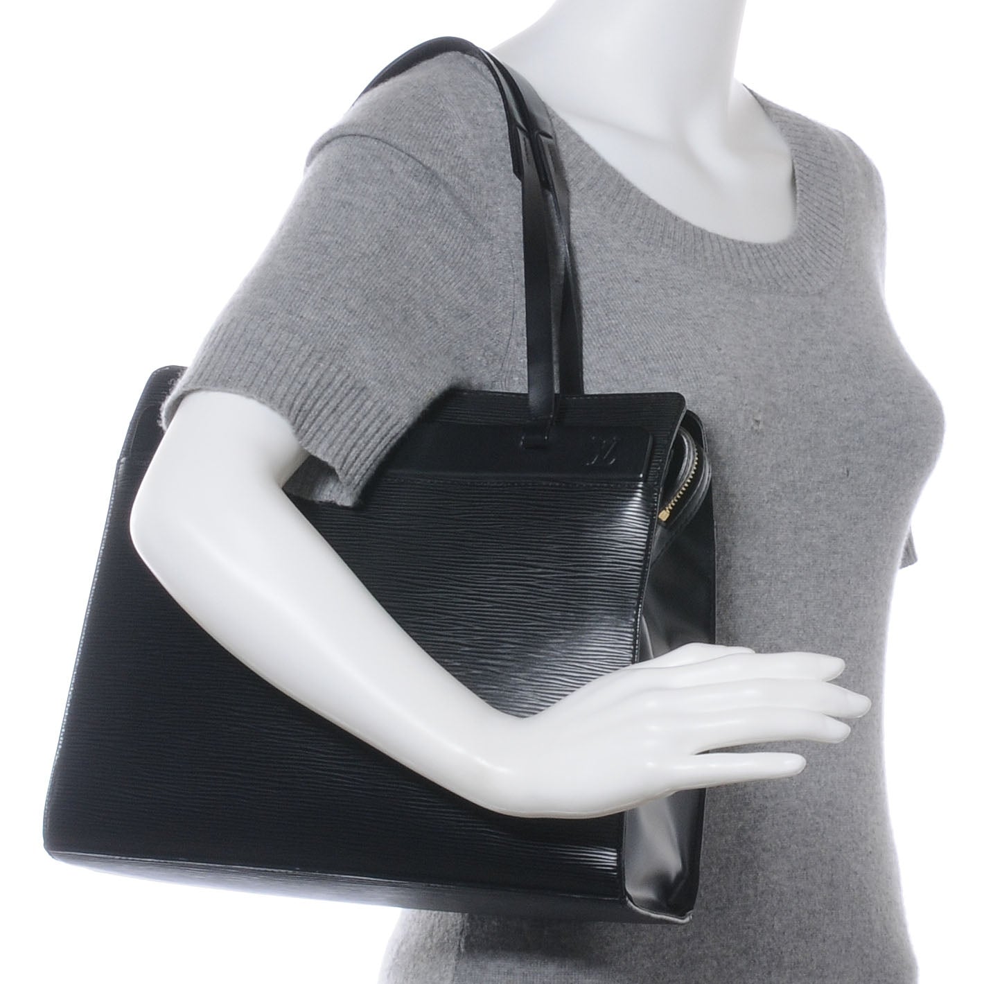 Louis Vuitton Epi Croisette PM Noir 2 of 7