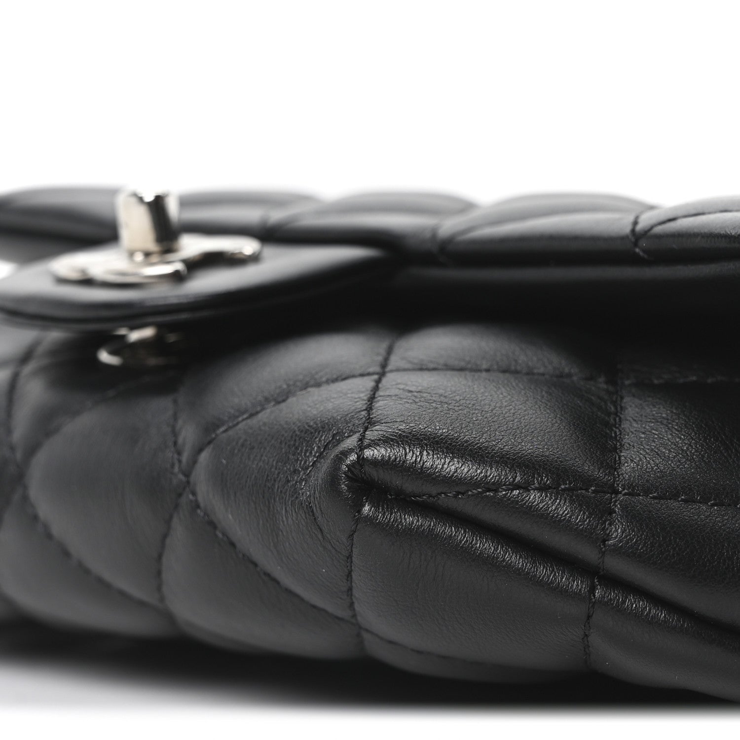 Chanel Calfskin Quilted CC Uniform Flap Belt Bag Black 10 of 10