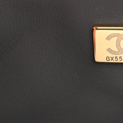 Chanel Lambskin Quilted Mini Rectangular Flap Dark Grey 7 of 11