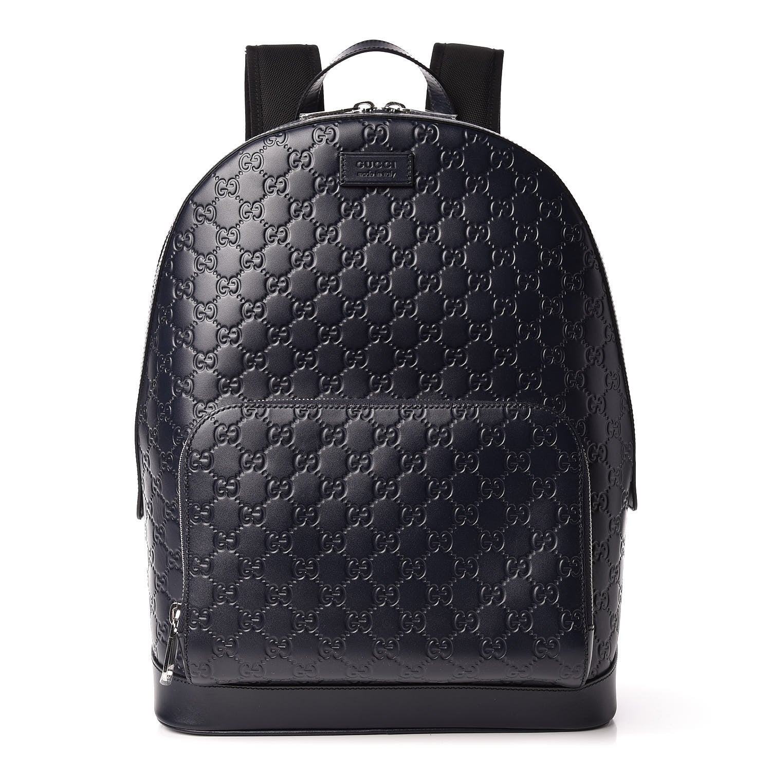 Gucci Guccissima Signature Day Backpack Blue 1 of 10