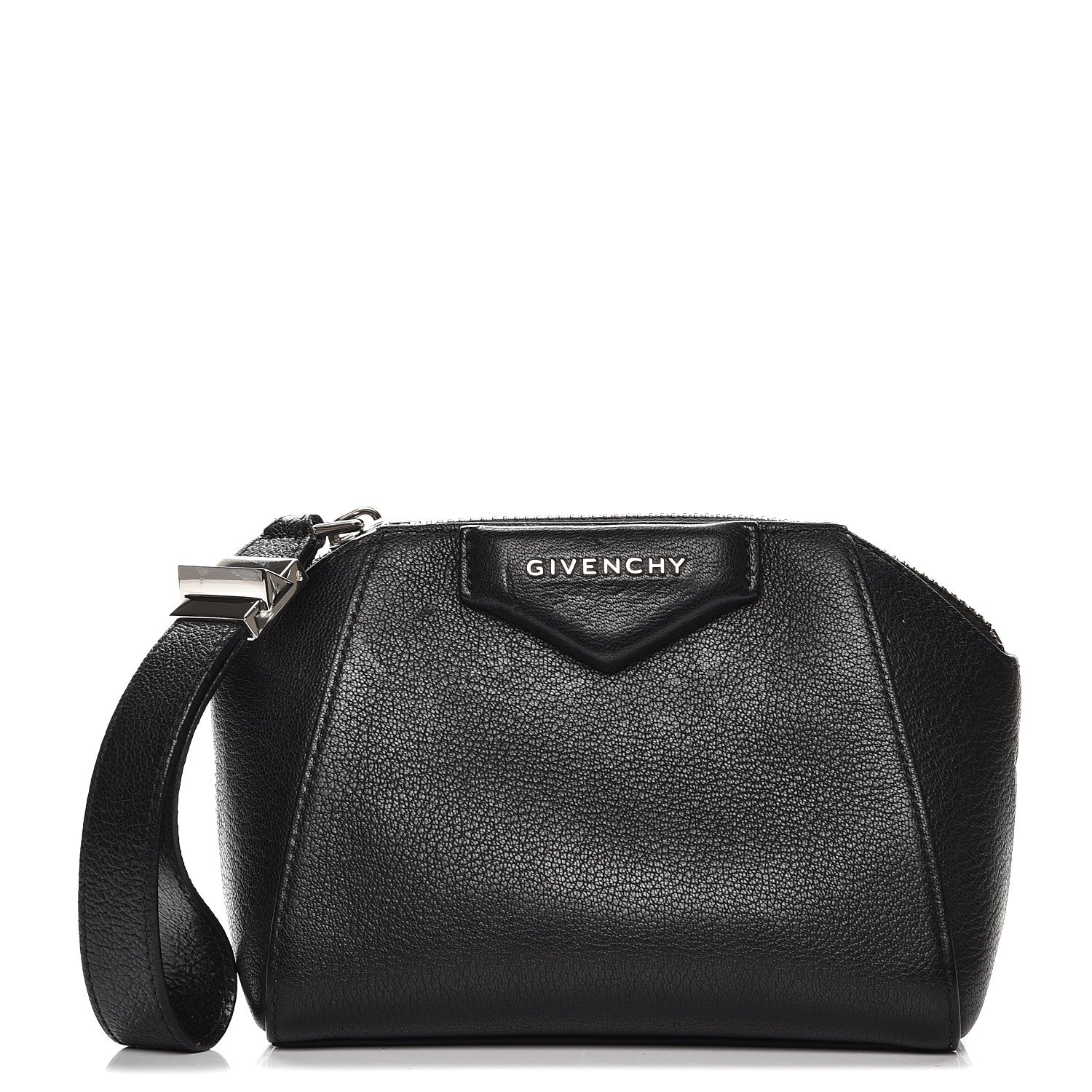 Givenchy Sugar Goatskin Small Antigona Beauty Wristlet Black 1 of 7