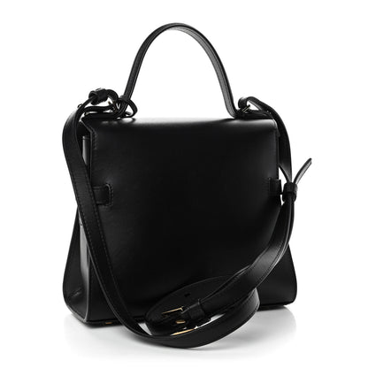 Delvaux Smooth Calfskin Mini Tempete Satchel Black 3 of 9
