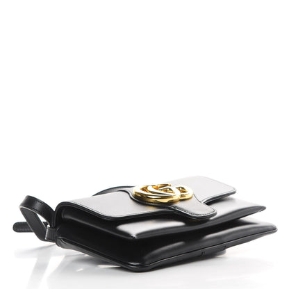 Gucci Vitello Palmellato Lux Small Arli Flap Shoulder Bag Black 4 of 13