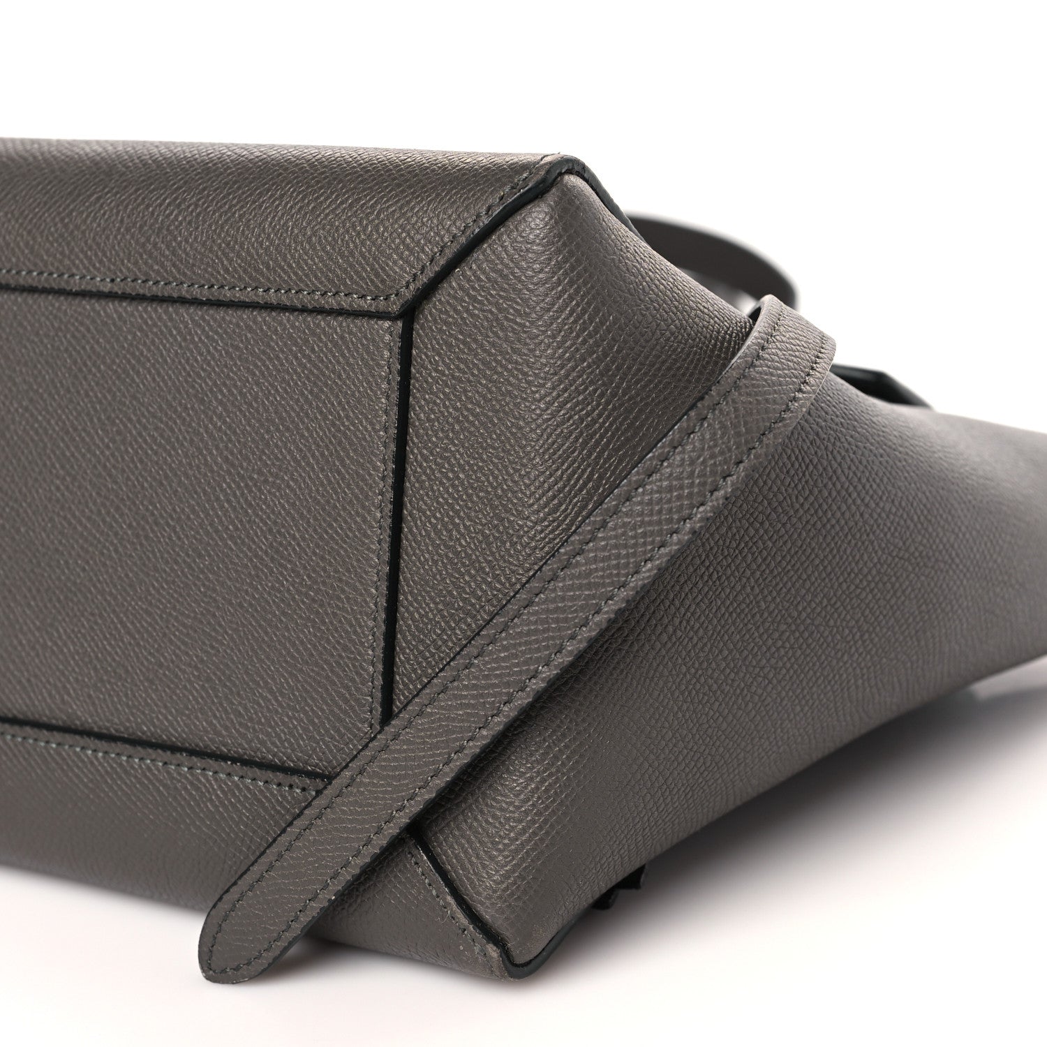 Celine Grained Calfskin Micro Belt Bag Grey 9 of 12
