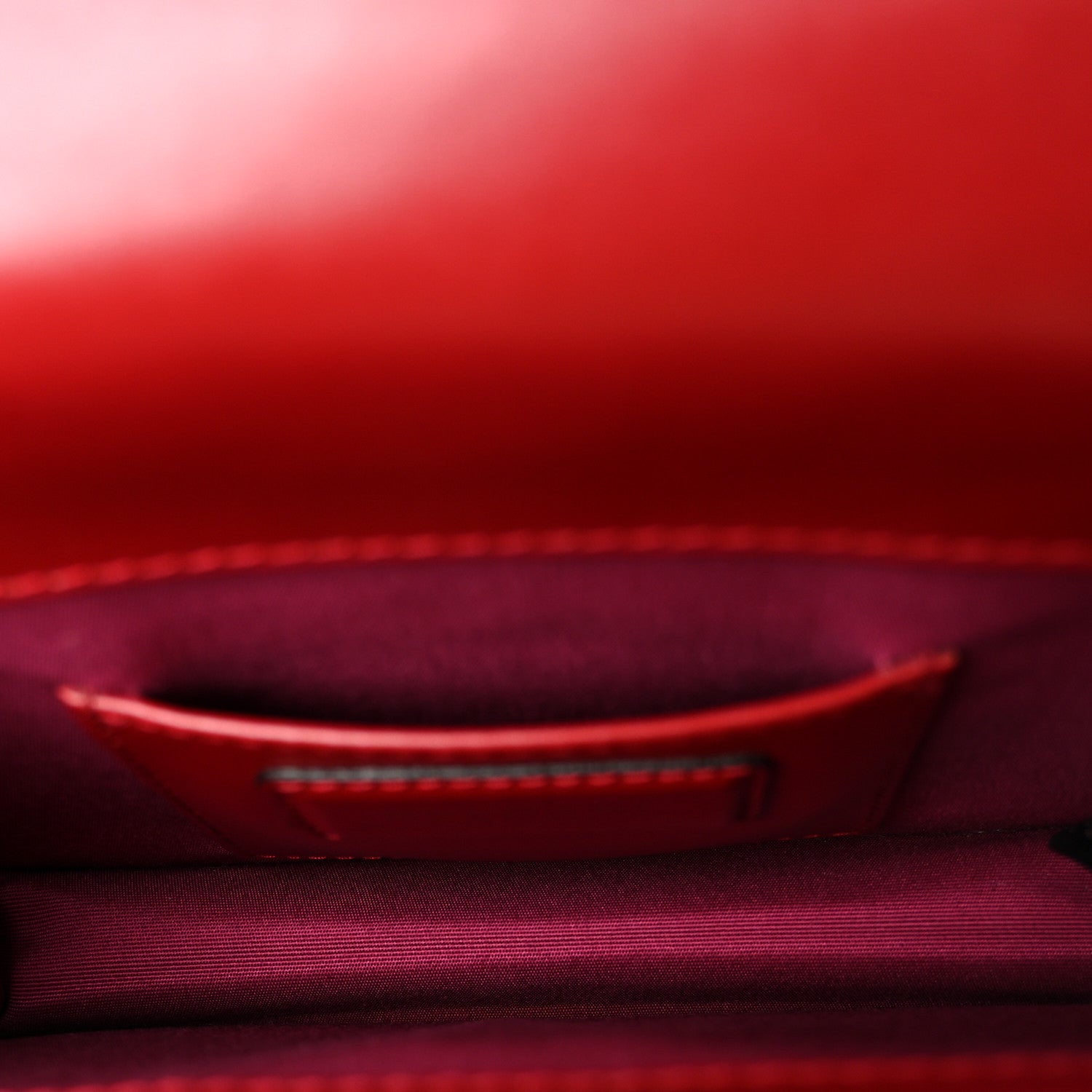 Bulgari Calfskin Serpenti Forever Crossbody Bag Red 6 of 10