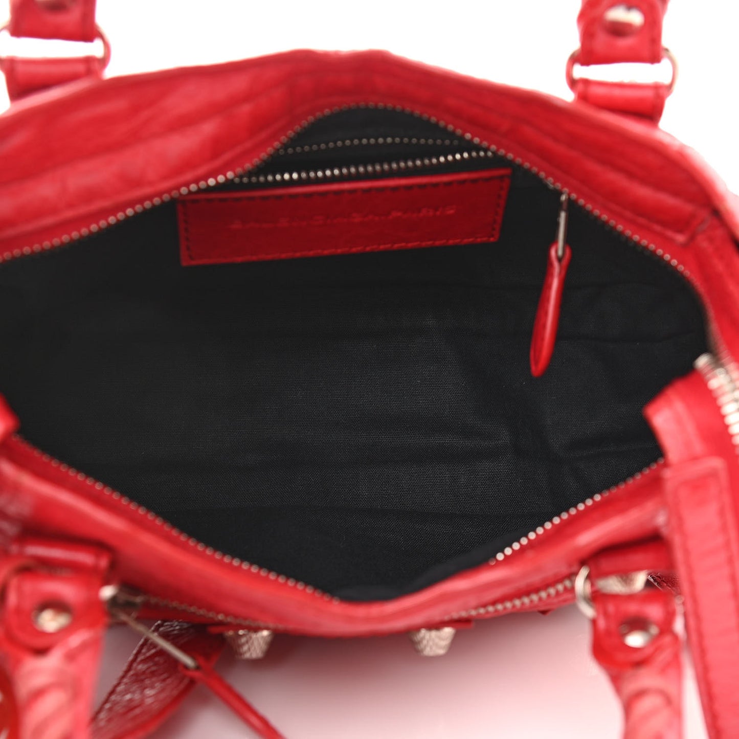 Agneau Giant 12 Silver Hardware Mini City Rouge Cardinal