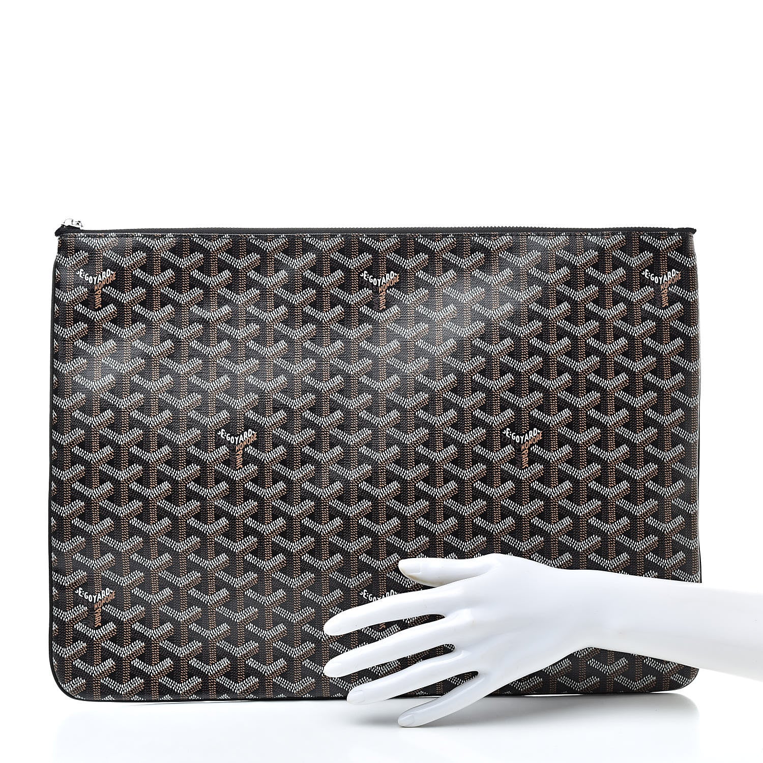 Goyard Goyardine Senat Pochette GM Black 2 of 7