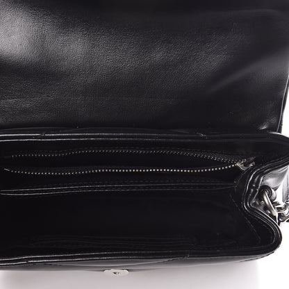 Saint Laurent Calfskin Y Quilted Monogram Toy Loulou Crossbody Bag Black 5 of 9