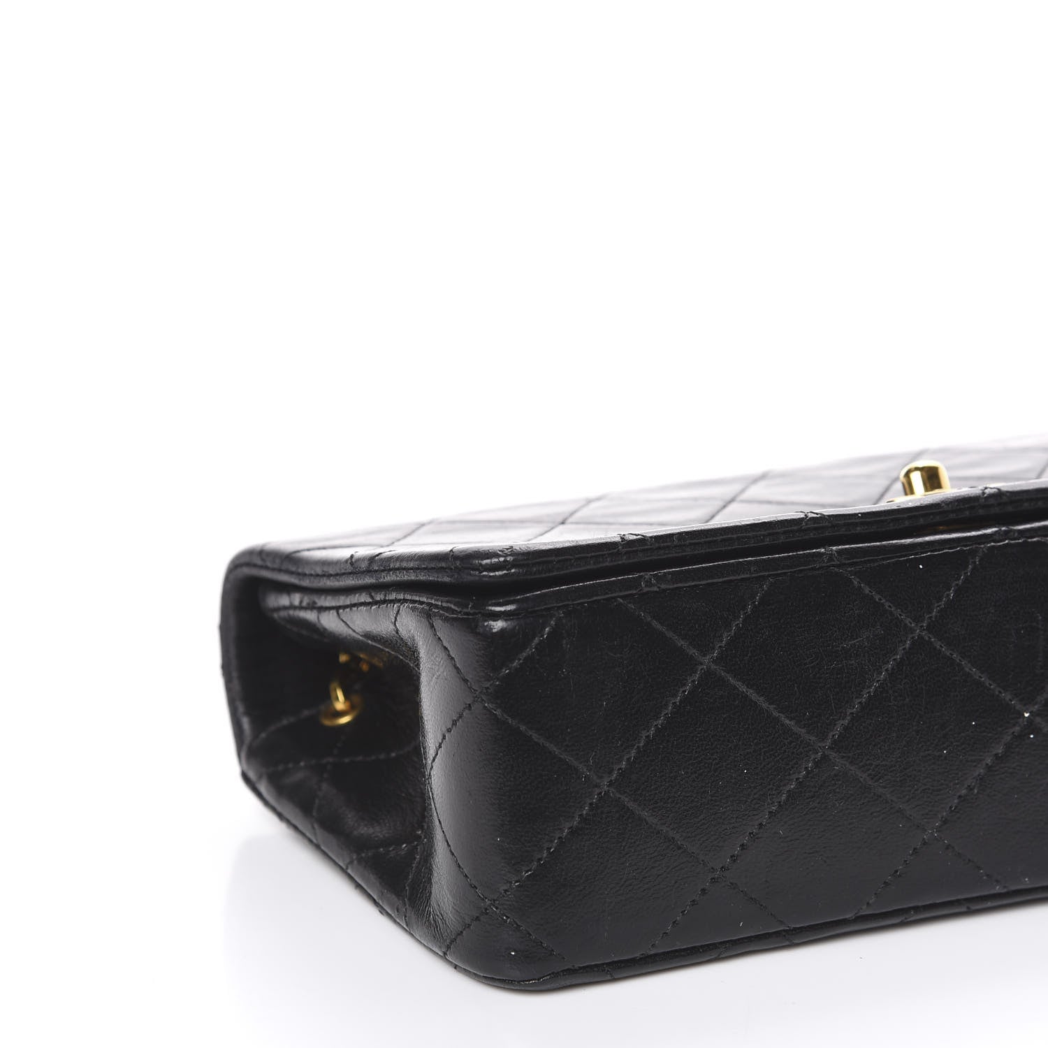 Chanel Lambskin Quilted Mini Flap Black 9 of 12