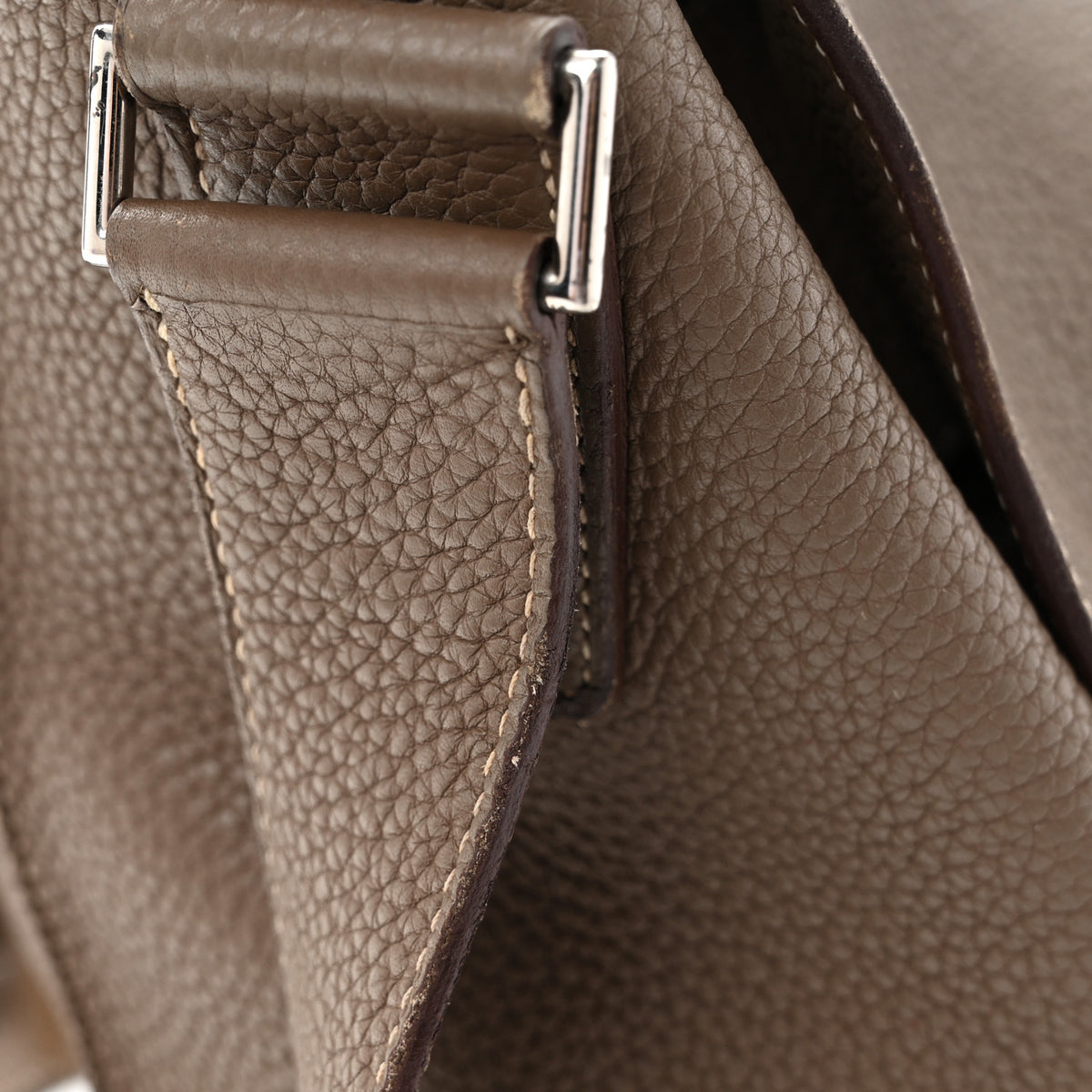 Hermes Taurillon Clemence Alfred 35 Etoupe 11 of 12