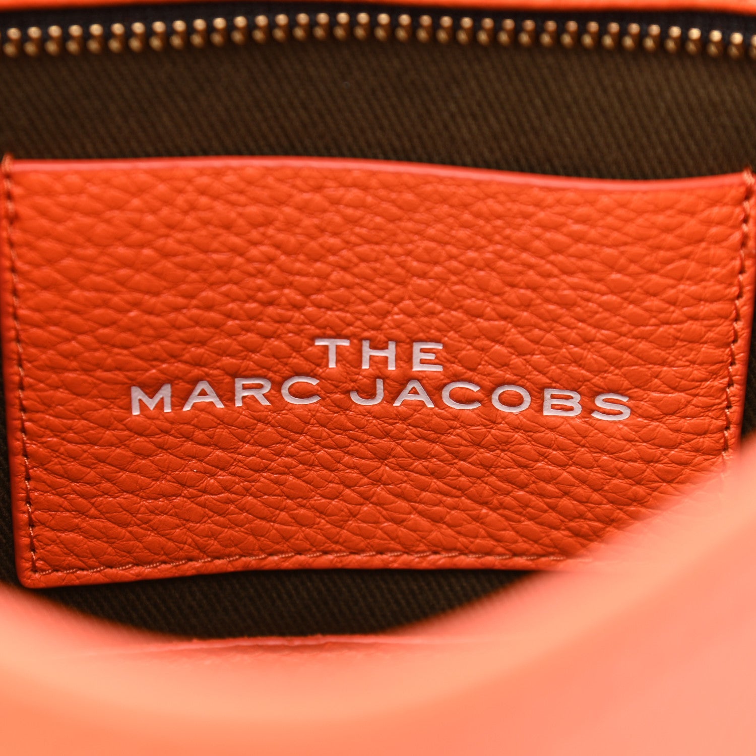 Marc Jacobs Grained Calfskin Small The Tote Bag Dragon Fire 6 of 10