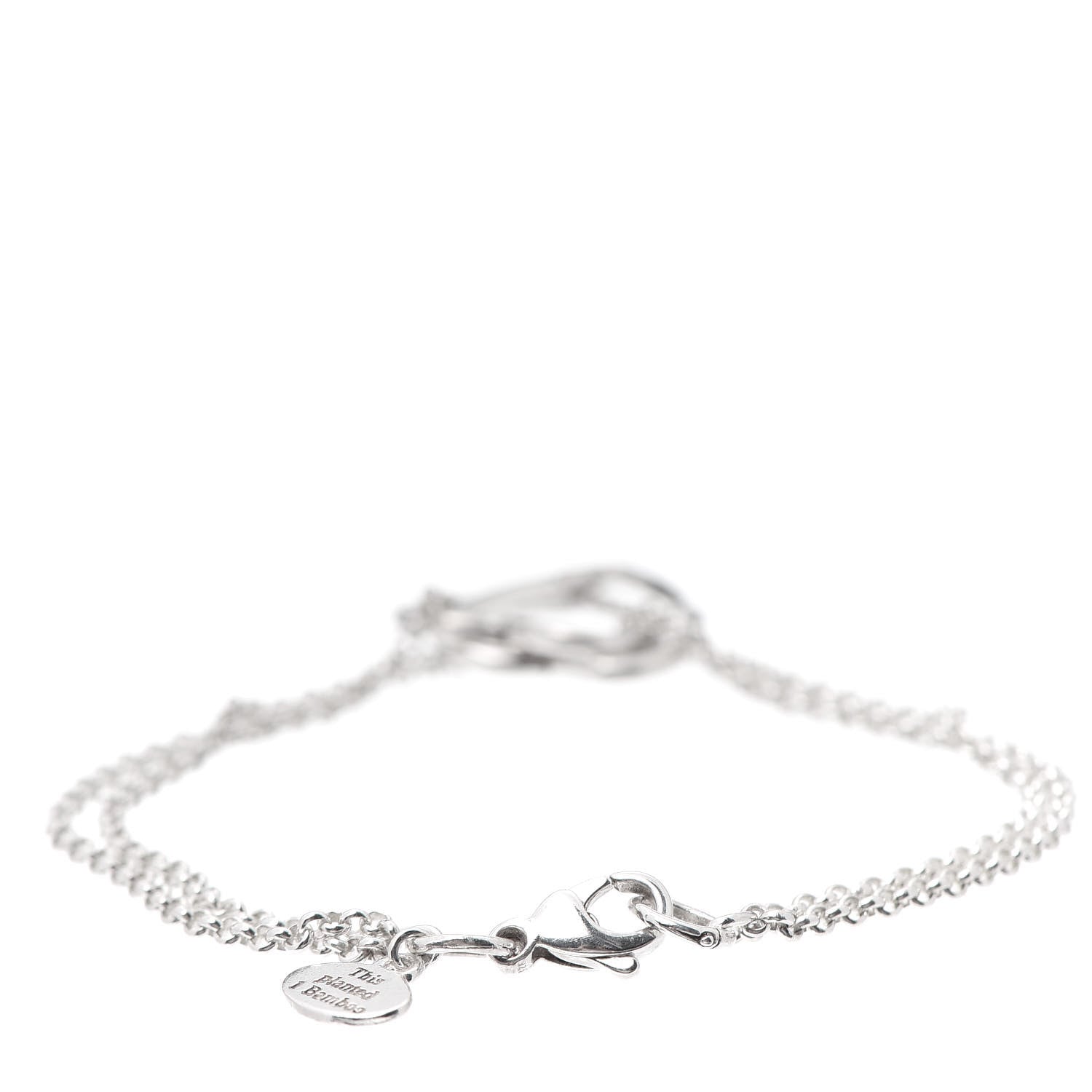 John Hardy Sterling Silver Bamboo Interlocking Hearts Bracelet 3 of 6