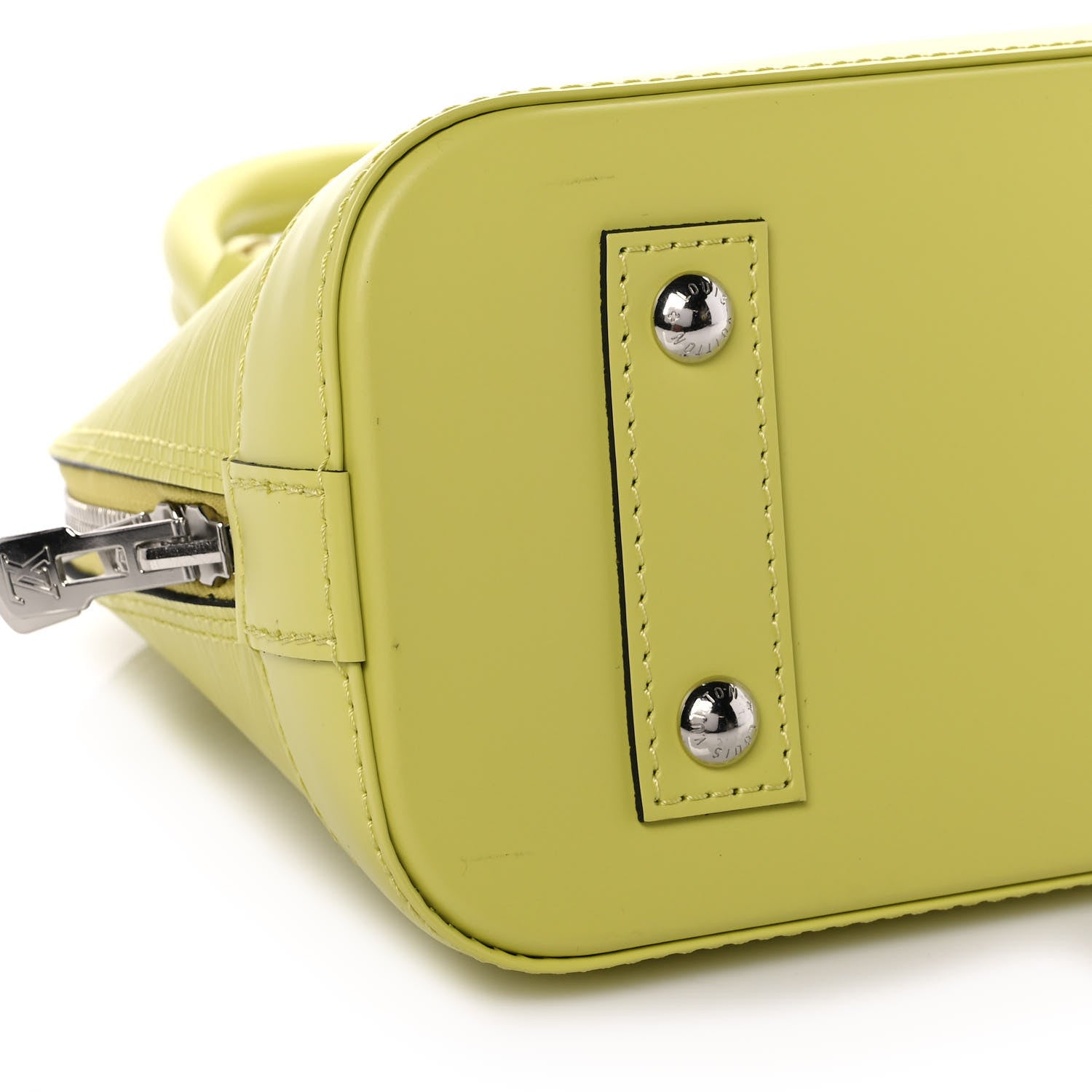 Louis Vuitton Epi Jacquard Alma BB Yellow Citron 6 of 8