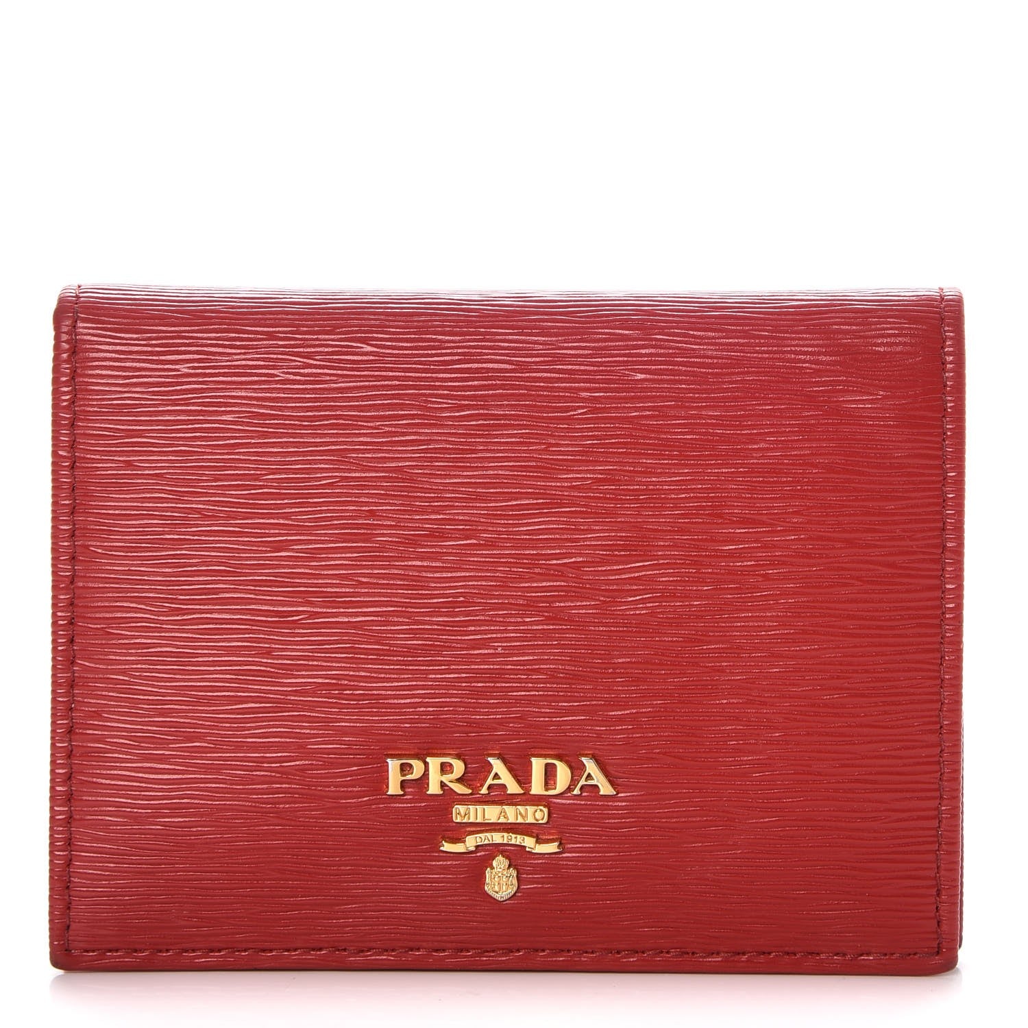Prada Vitello Move Bifold Wallet Lacca 1 of 9