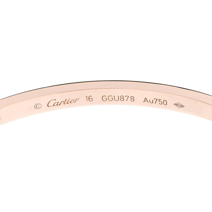 Cartier 18K Pink Gold Small LOVE Bracelet 16 4 of 5