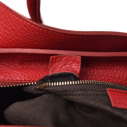 Celine Baby Grained Calfskin Micro Luggage Red 6 of 7