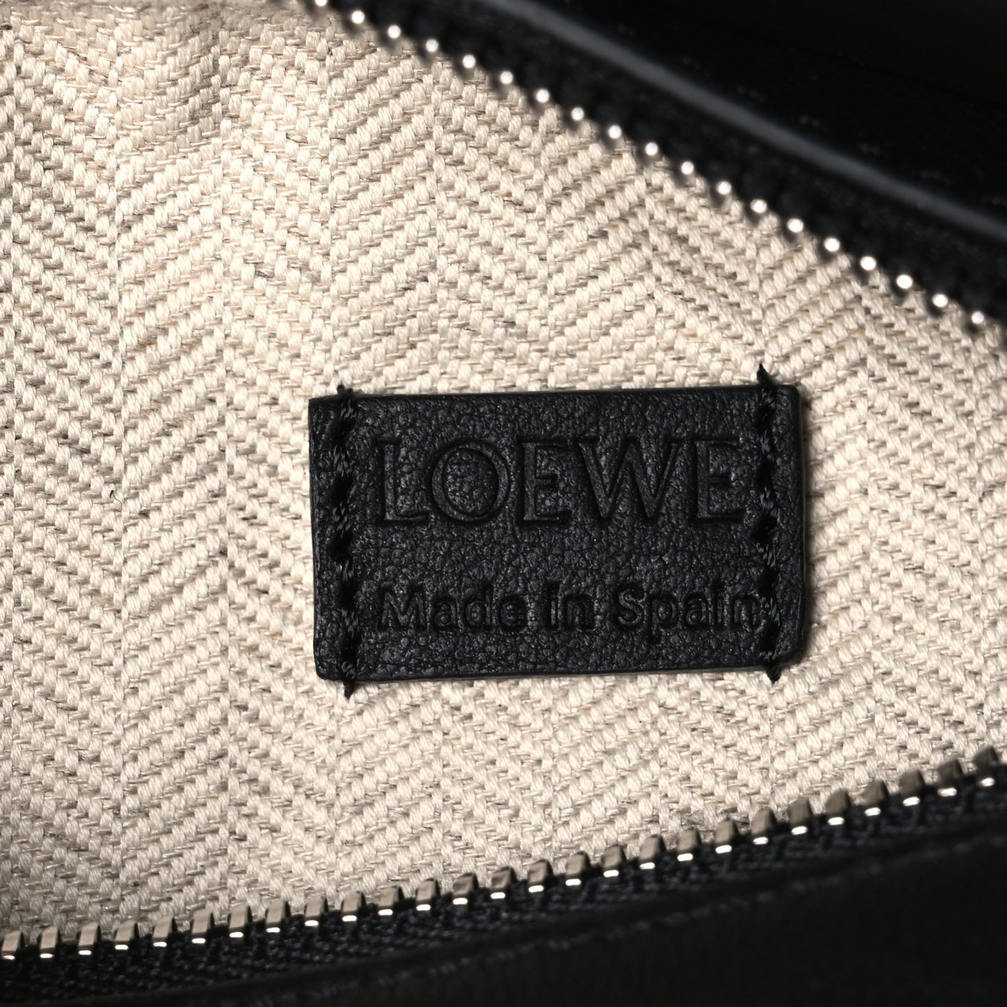 Calfskin Mini Puzzle Bag Black