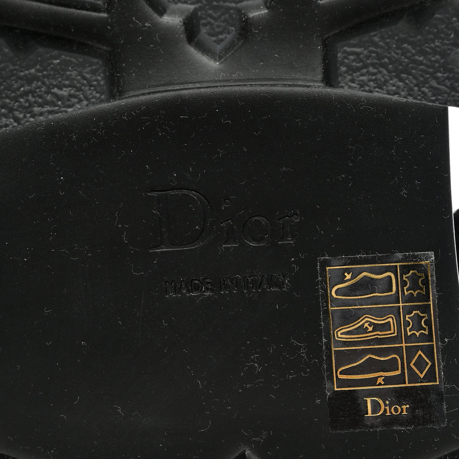 Christian Dior Lambskin Dioract 10mm Sandals 36 Black 6 of 7