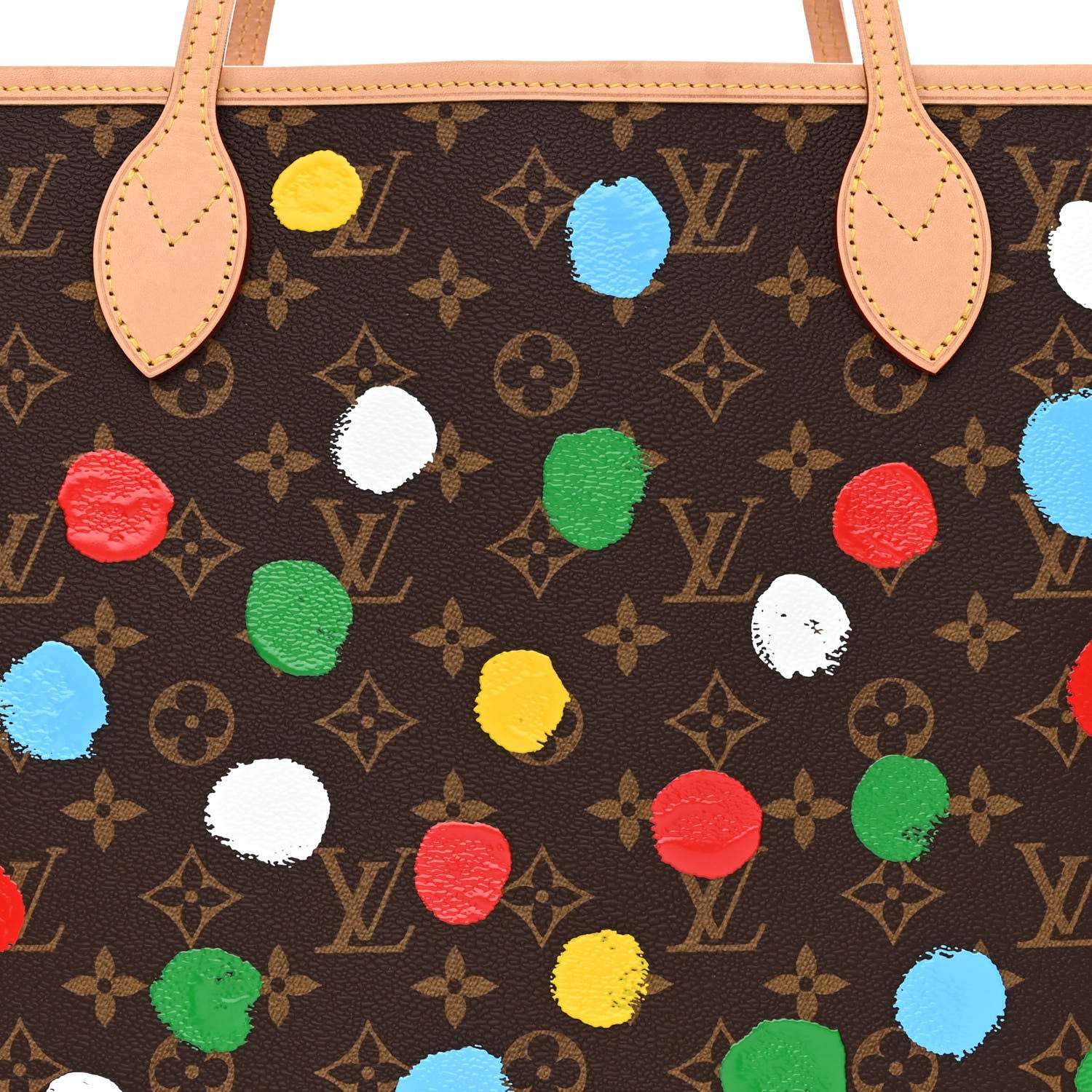 Louis Vuitton LV X YK Monogram Dots Neverfull MM 9 of 11