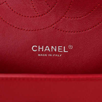 Chanel Pearly Caviar Quilted Jumbo Double Flap Dark Pink 6 of 10