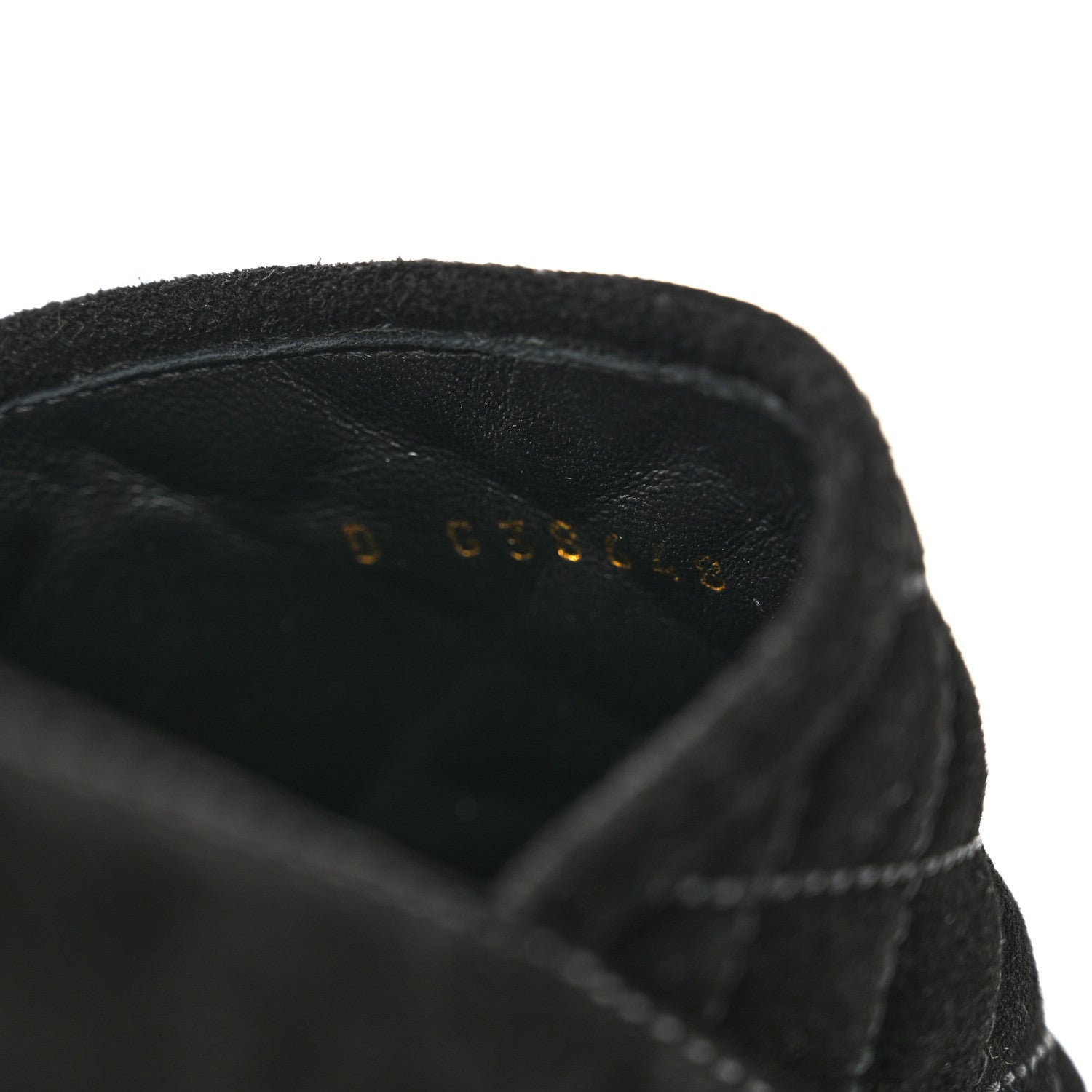 Chanel Calfskin Hair Suede Shearling CC Mules 37.5 Black 8 of 8