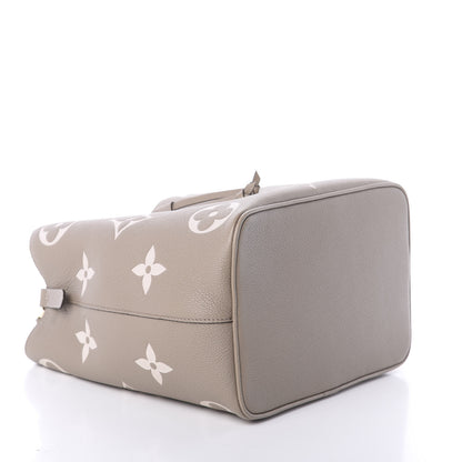 Louis Vuitton Empreinte Monogram Giant Neonoe MM Tourterelle Creme 6 of 10