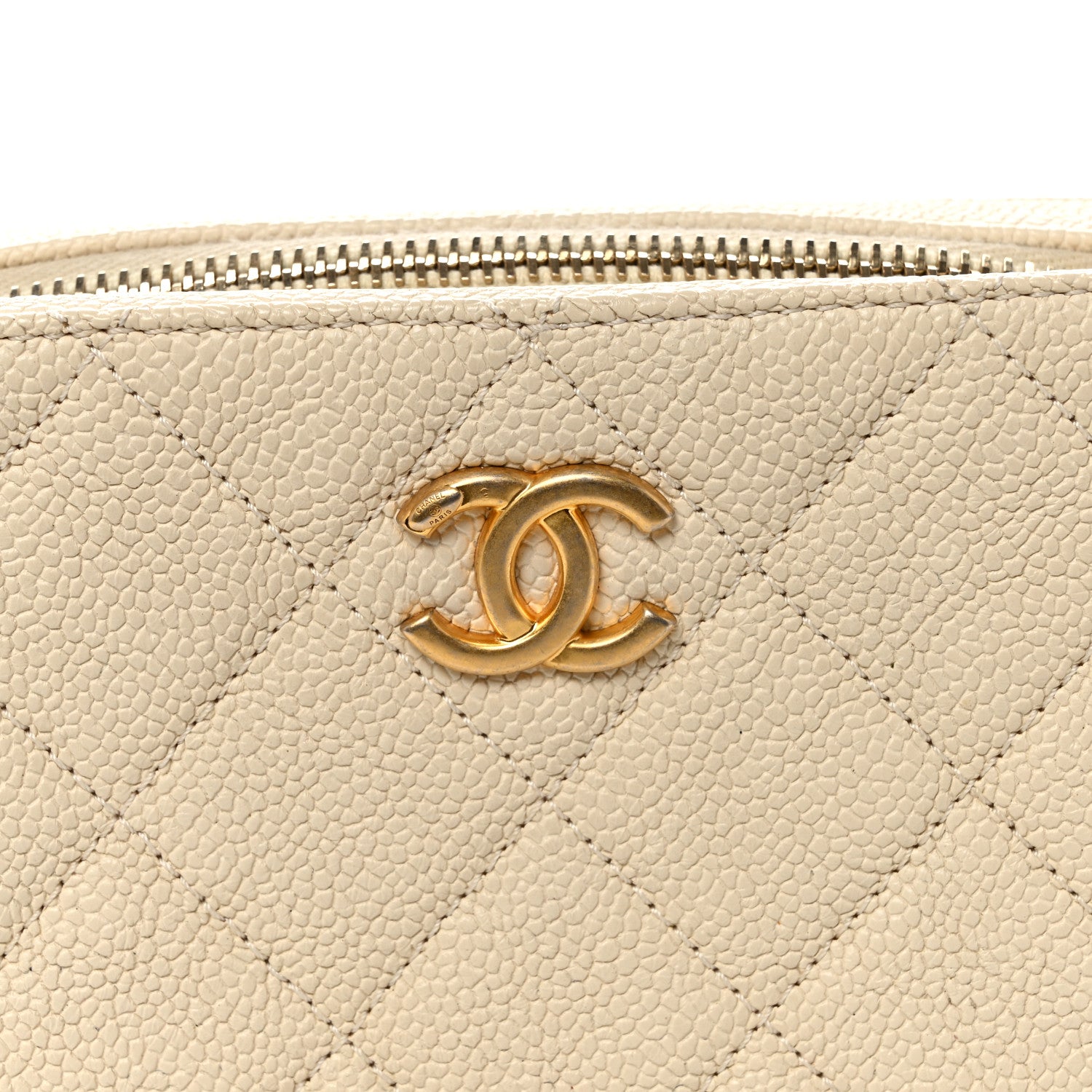 Chanel Caviar Quilted Flap Waist Bag White 8 of 10