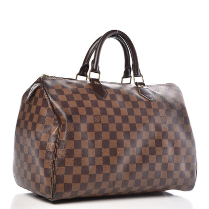 Louis Vuitton Damier Ebene Speedy 35 3 of 26