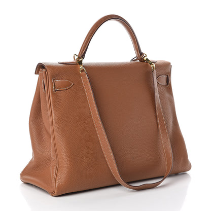 Hermes Togo Kelly Retourne 40 Gold 3 of 39