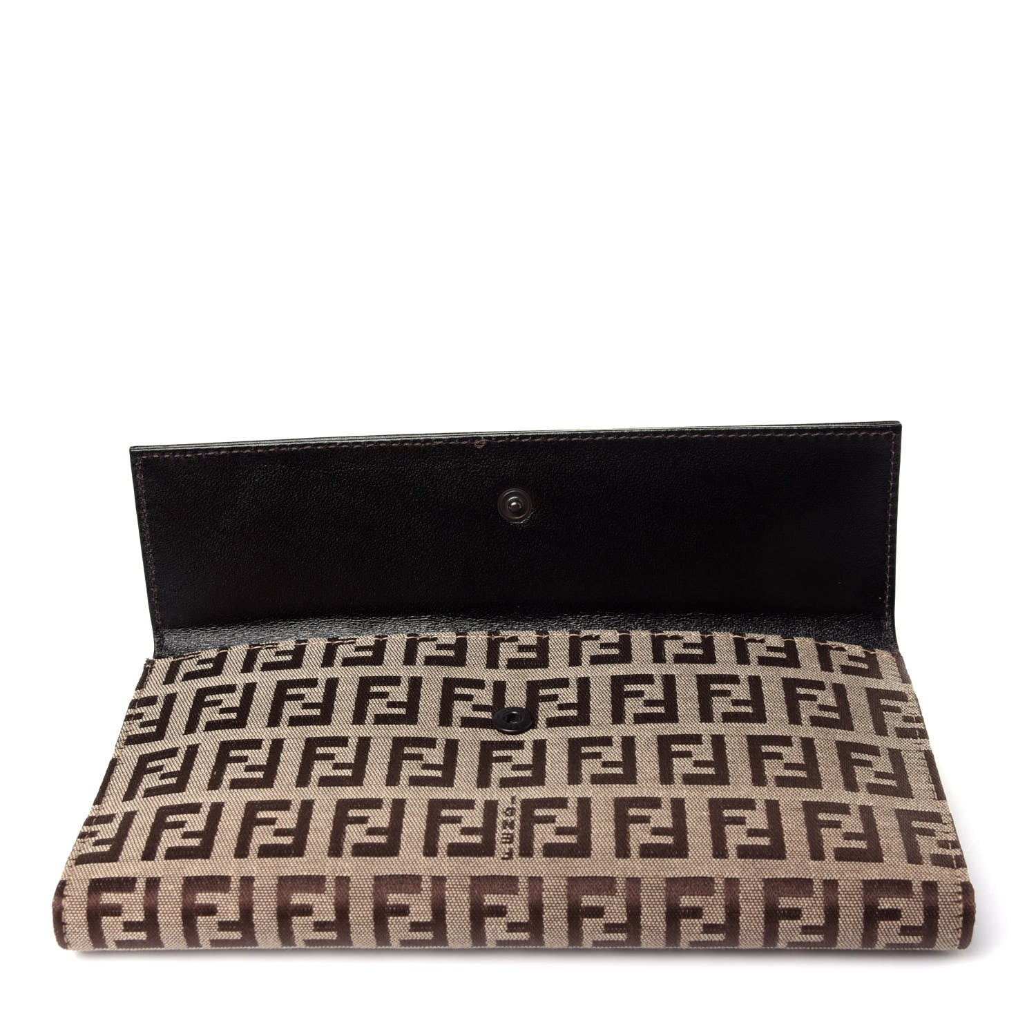 Fendi Zucchino Forever Continental Wallet Brown 10 of 10