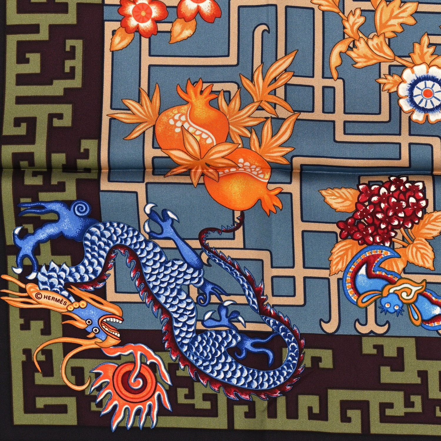 Hermes Silk Turandot Scarf 90 4 of 5