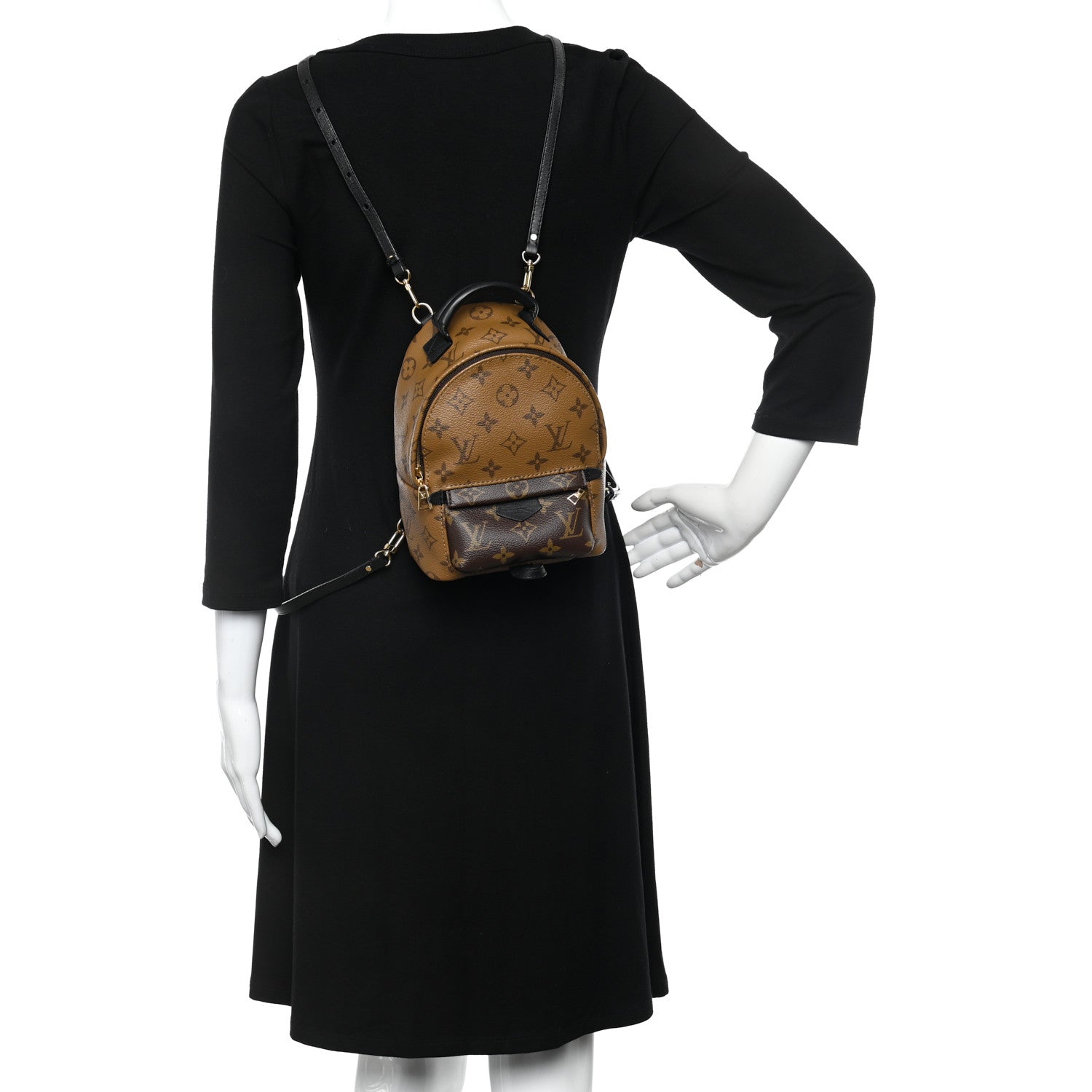 Louis Vuitton Reverse Monogram Palm Springs Backpack Mini 2 of 10