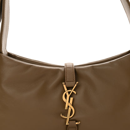 Saint Laurent Padded Lambskin Le 5 A 7 Hobo Dark Peanut 8 of 10